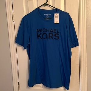 Blue Michael Kors T-shirt